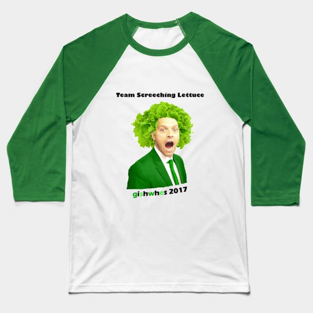 Screeching Lettuce Team Shirt Baseball T-Shirt by Screechinglettuce